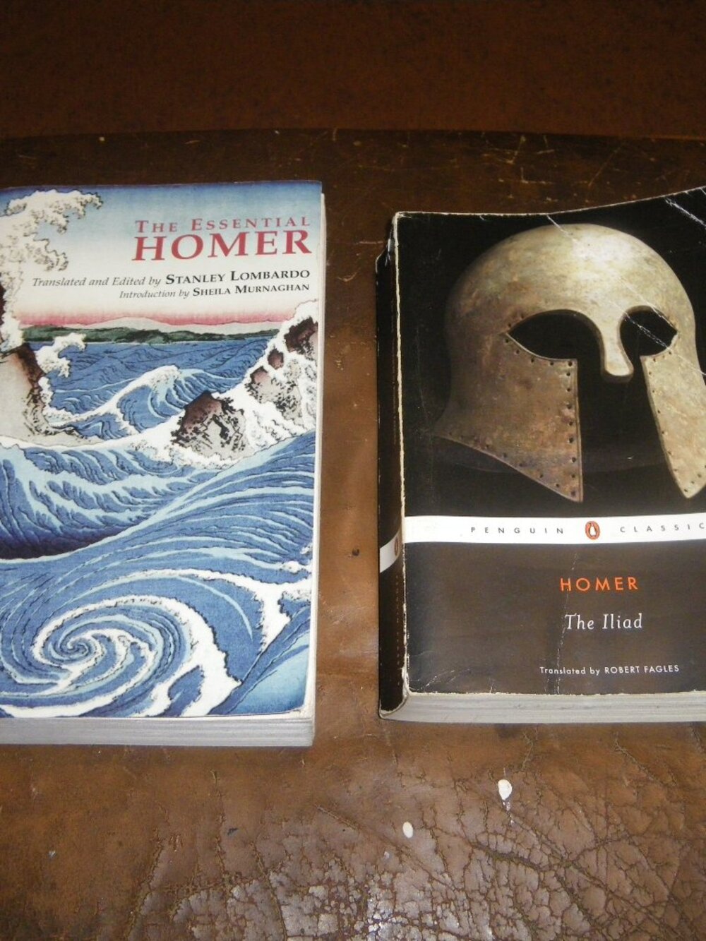 2000The Essential Homer & 1990 Penguin Classics Homer The Iliad Paperbacks